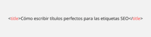 como se ve un title tag