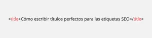 como se ve un title tag